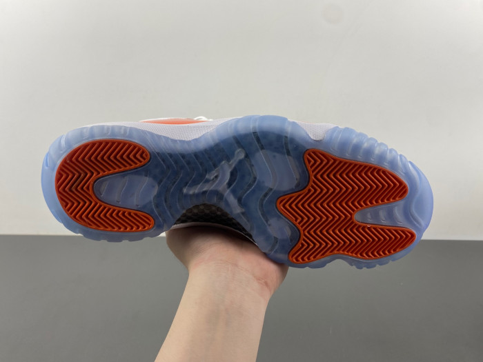 air jordan 11 retro white orange